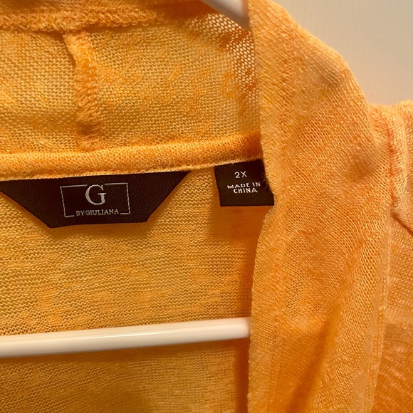 G by Giuliana Cropped Cascade Cardigan - Picture 5 of 7